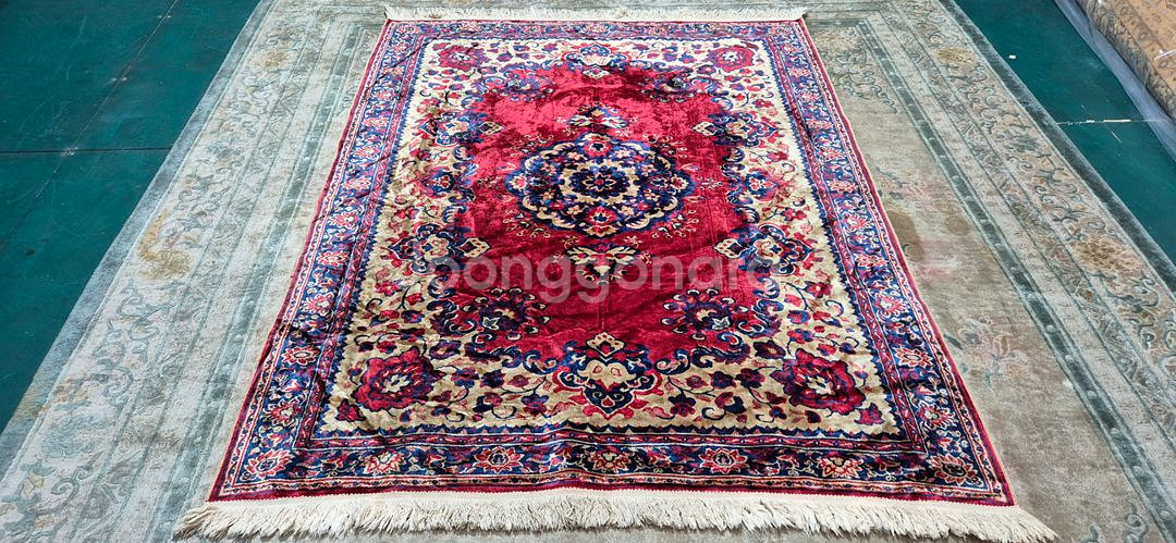 터키 VISCOSE(인견) 얇은 카페트 - TU429--4