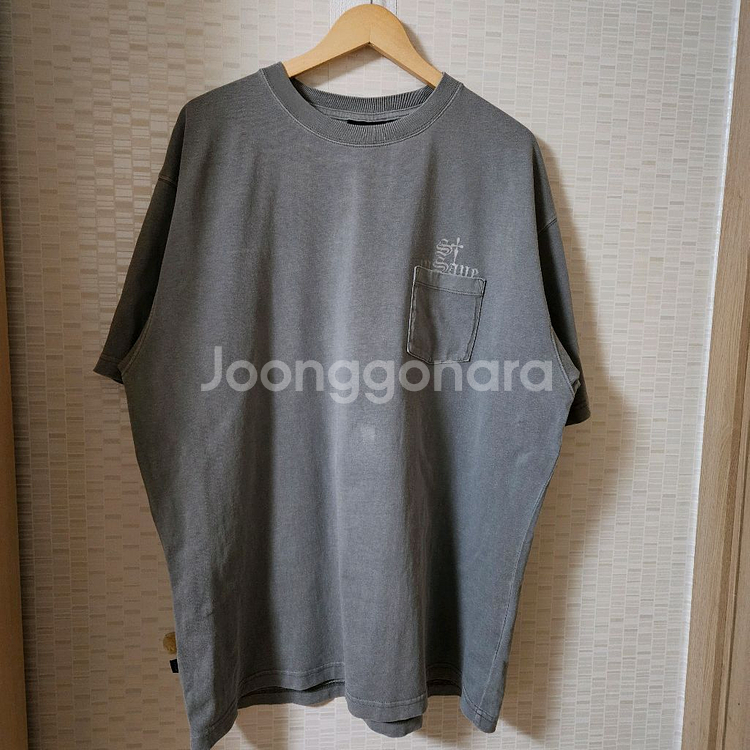 인세인개러지 포켓 반팔 차콜 3사이즈--0