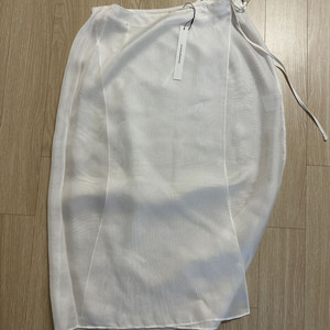 lfm tie wrap skirt / white
