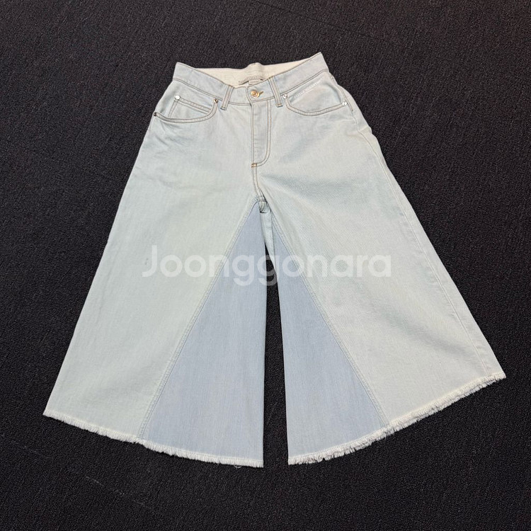 스텔라 맥카트니 연청 버뮤다 데님 팬츠--0