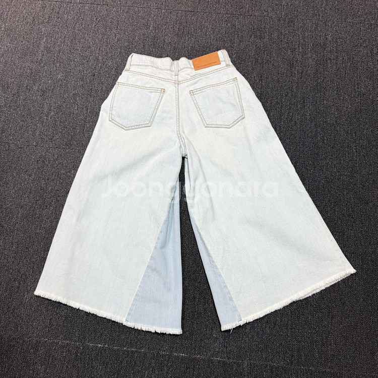 스텔라 맥카트니 연청 버뮤다 데님 팬츠--3