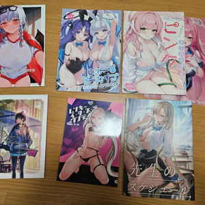 블아 r18 일러스트북,회지 특전포함 일괄 블루아카이브
