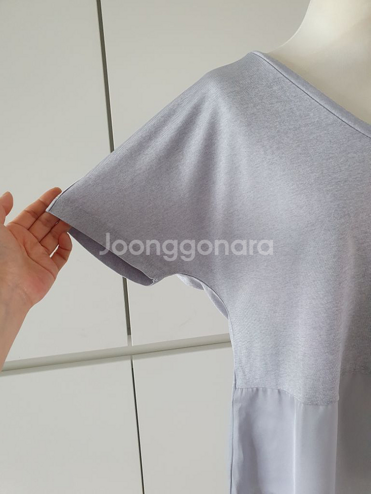 (거의새거)반팔 블라우스티 66~77반--4