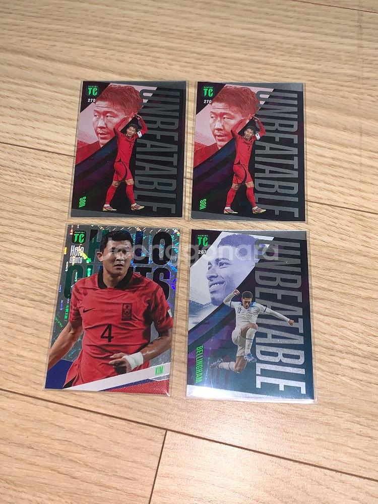 탑클라스 파니니 축구 카드 판매 (손흥민, 김민재)--0