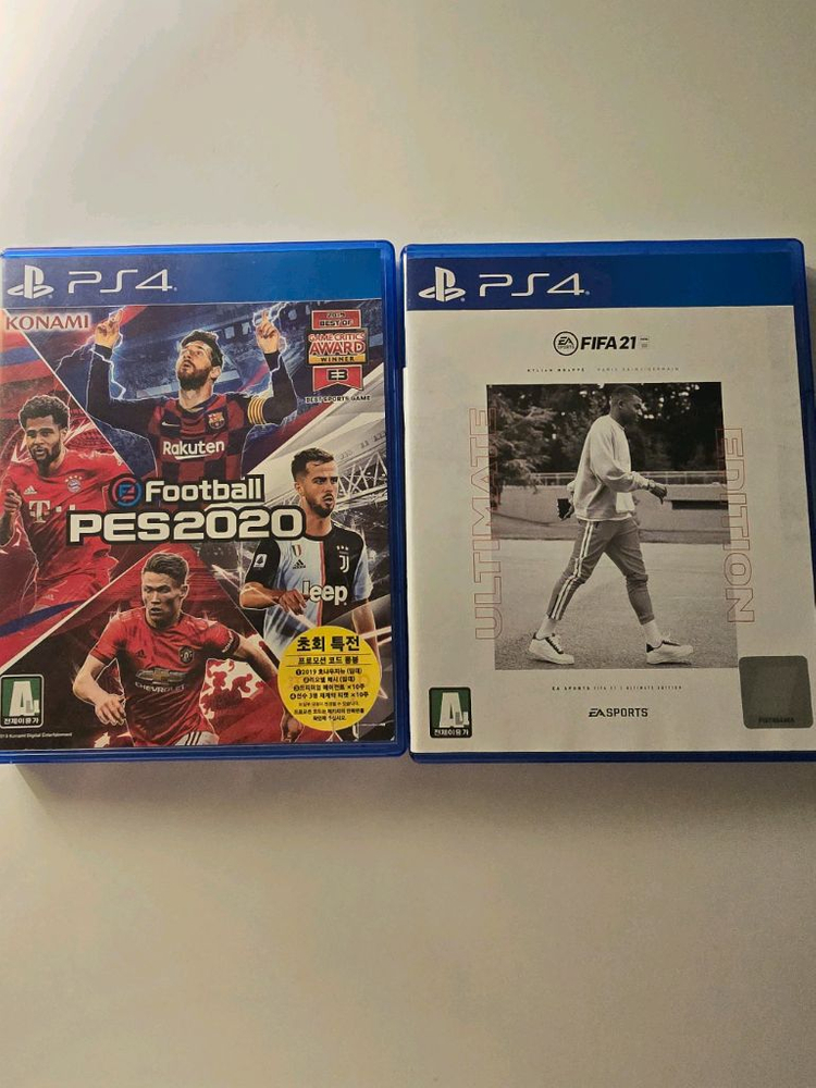 ps4 cd(pes2020, FIFA21) 팝니다. 이미지
