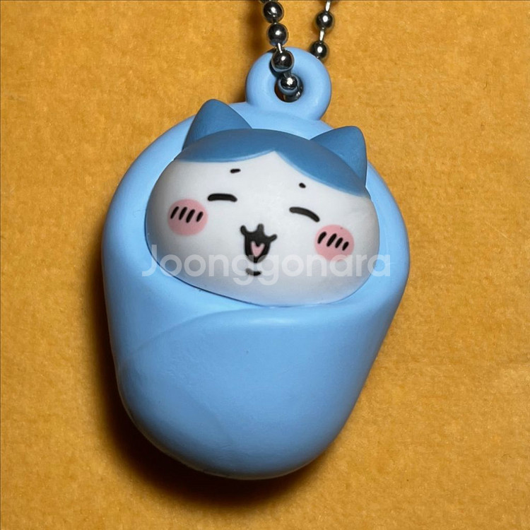 먼작귀 하치와레 포대기 키링--0