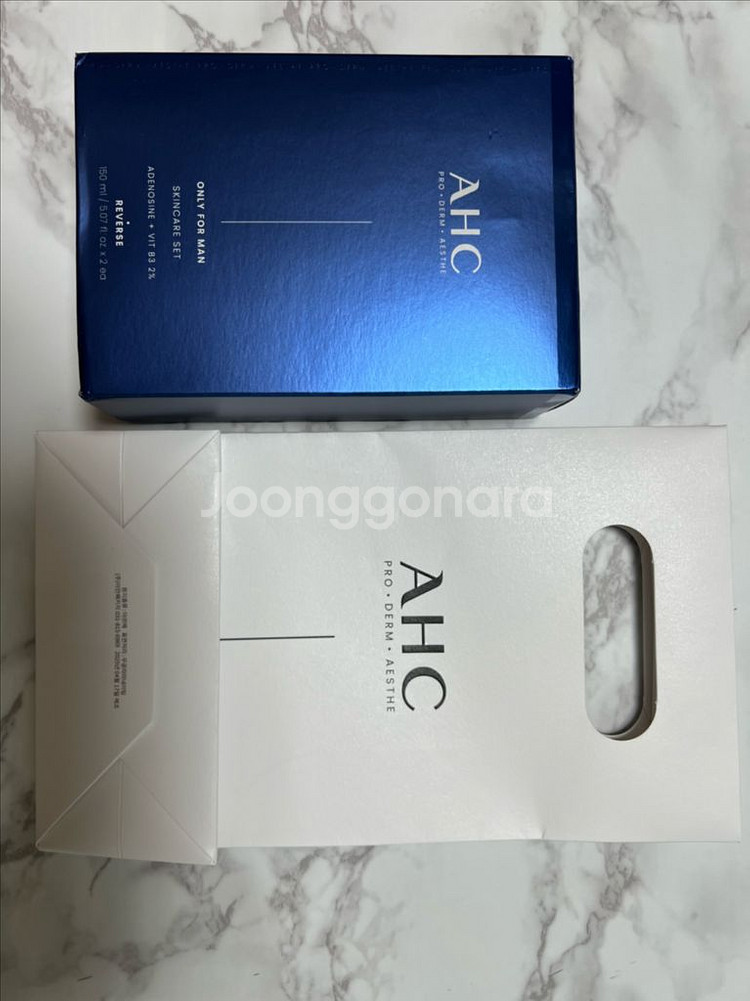 AHC 온리포맨 토너(스킨)&로션 세트 + 쇼핑백--4