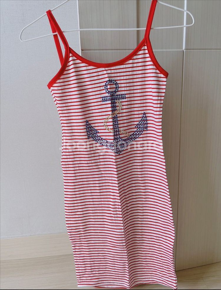 마린큐빅 나시원피스--0