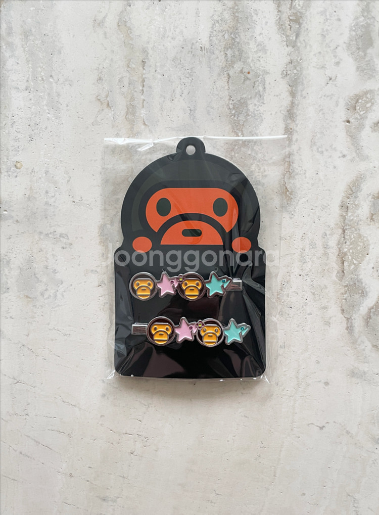 베이프 베이비 마일로 헤어핀 헤어클립 머리핀 2EA S--1