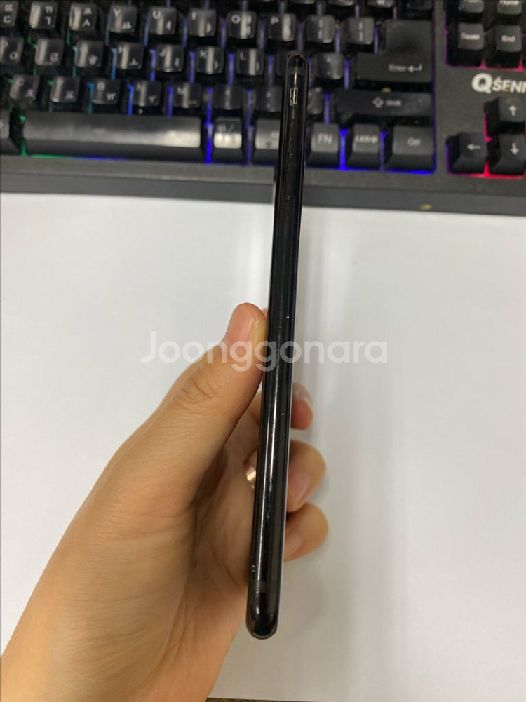 아이폰7플러스 제트블랙 액정SS급 128G 배터리100--4