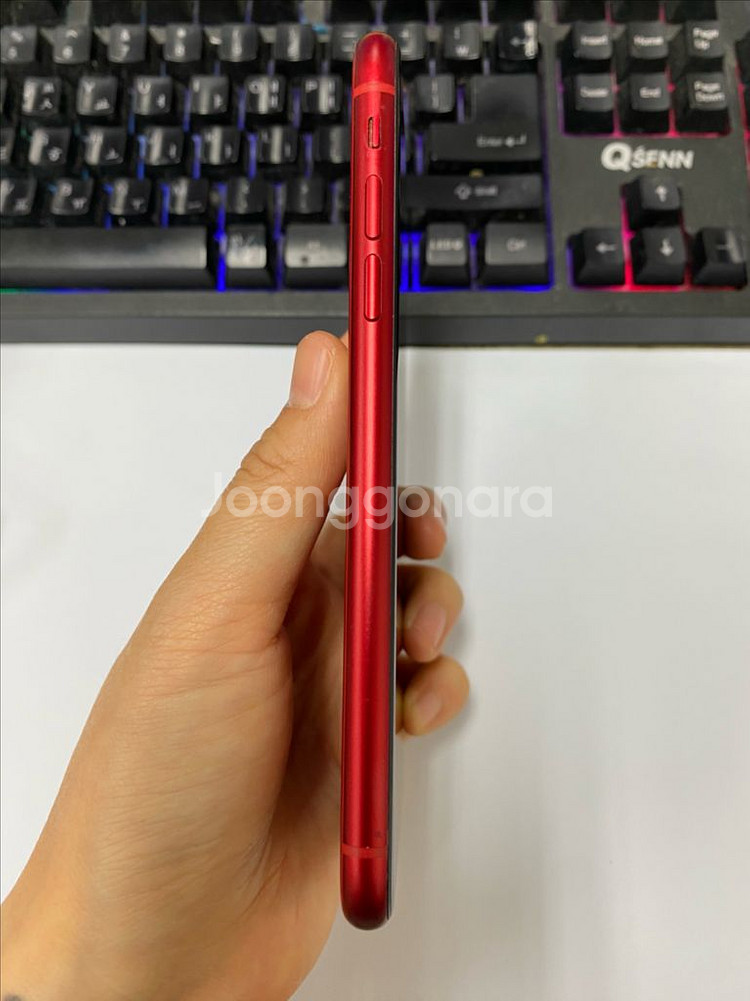 아이폰XR 레드 A급 128GB 무잔상--4