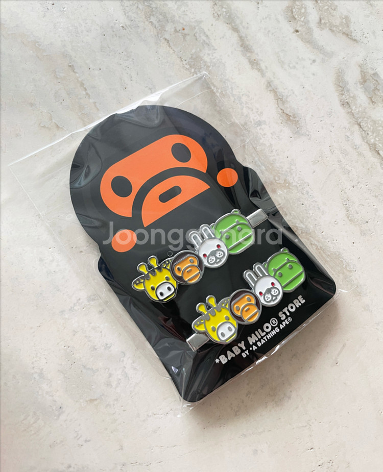 베이프 베이비 마일로 헤어핀 헤어클립 머리핀 2EA S--1