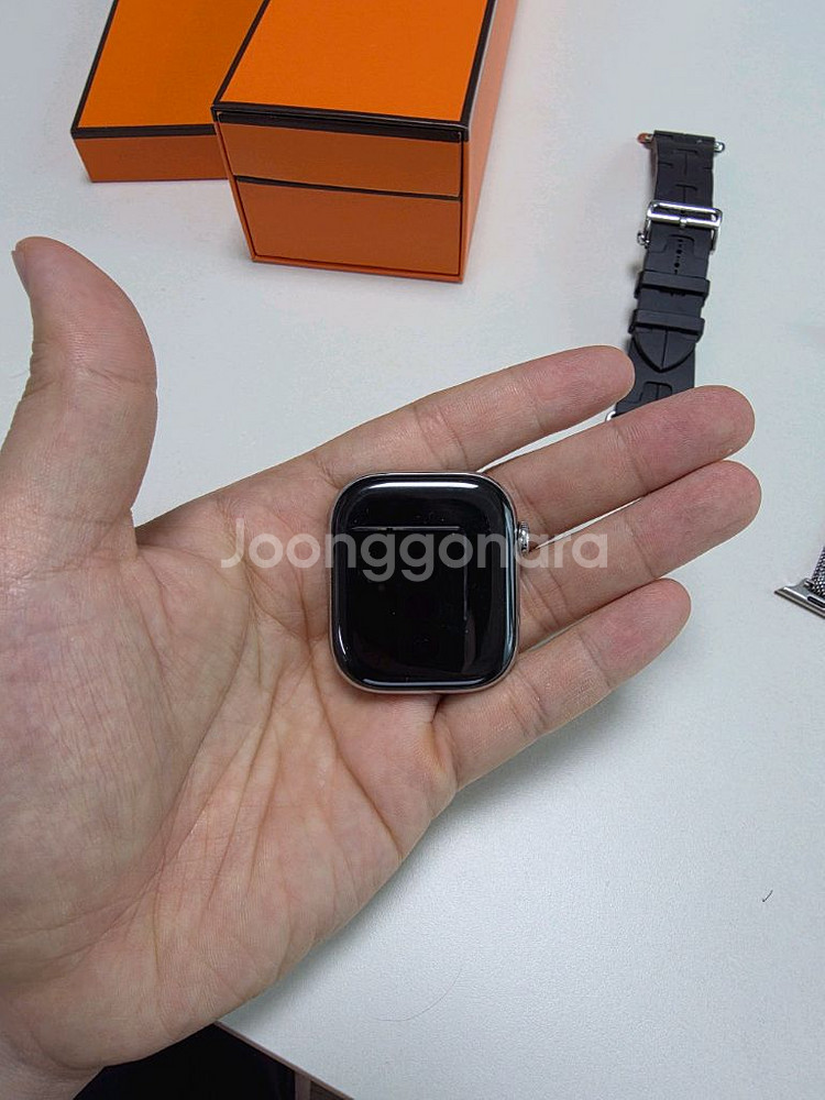 애플워치10 에르메스 46mm 애캐플 풀박스 + 에토프--0