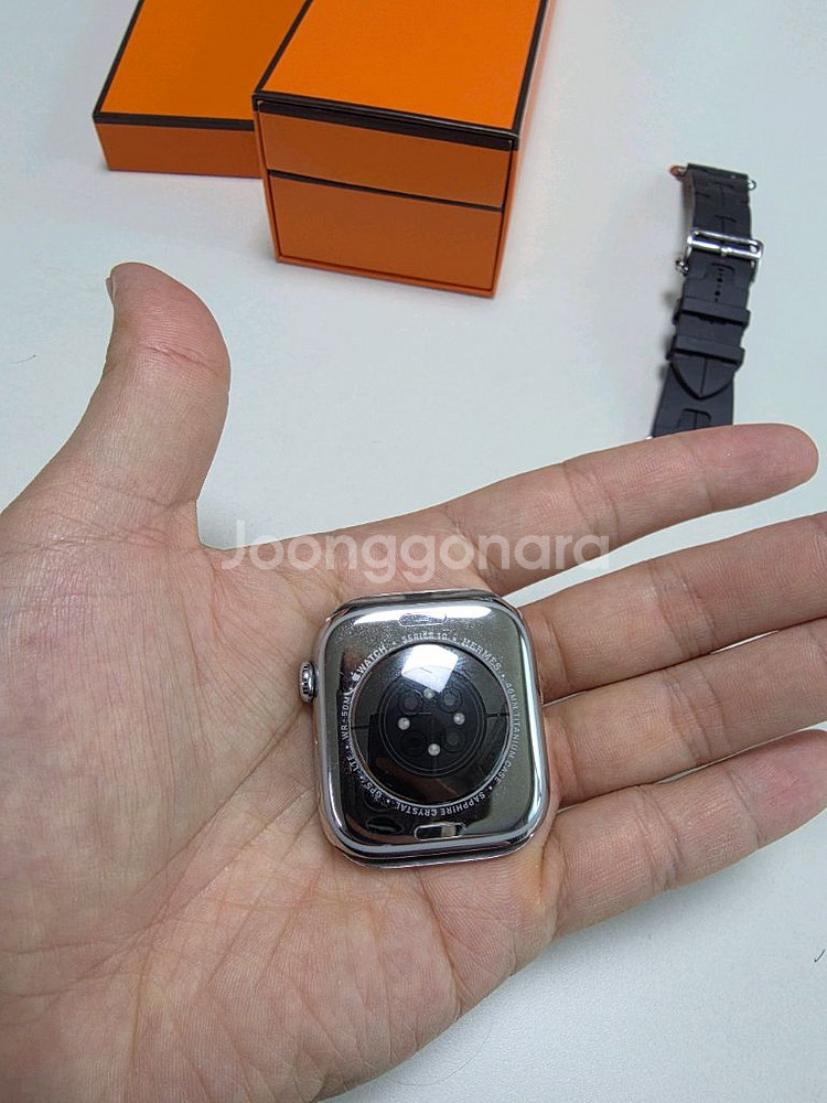 애플워치10 에르메스 46mm 애캐플 풀박스 + 에토프--1