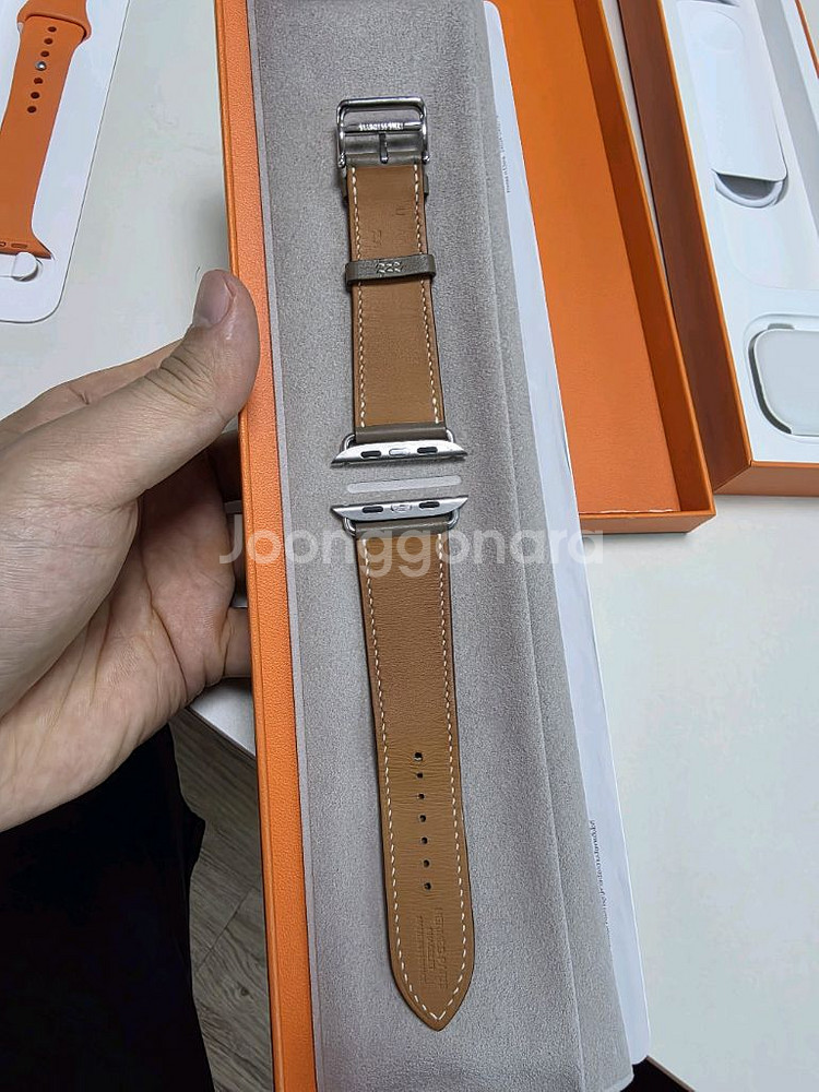 애플워치10 에르메스 46mm 애캐플 풀박스 + 에토프--5