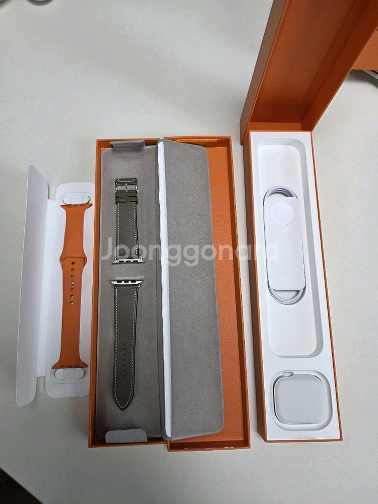 애플워치10 에르메스 46mm 애캐플 풀박스 + 에토프--3