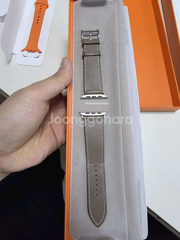 애플워치10 에르메스 46mm 애캐플 풀박스 + 에토프--4