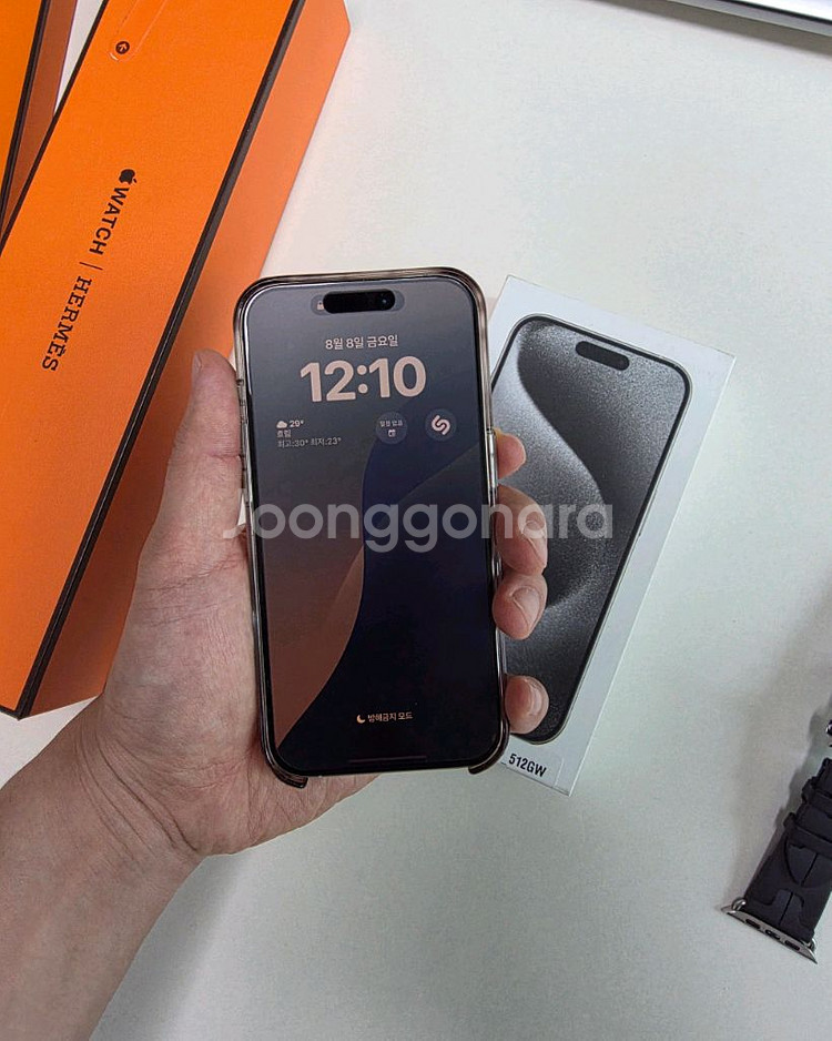 아이폰 15프로 화이트 512GB 팝니다--0