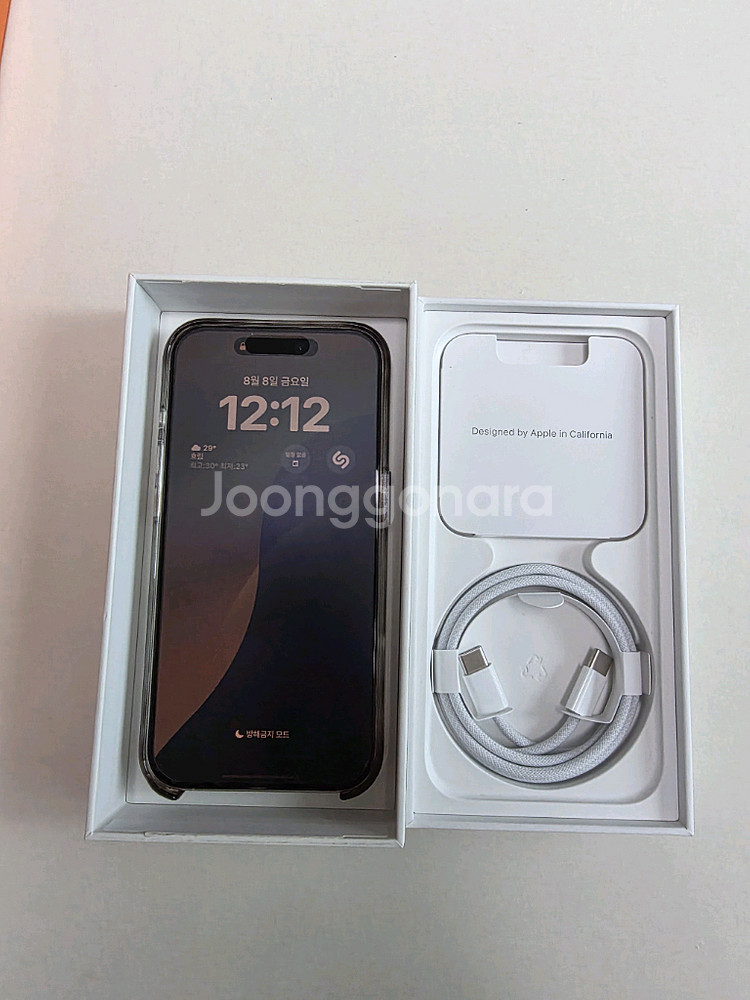 아이폰 15프로 화이트 512GB 팝니다--4