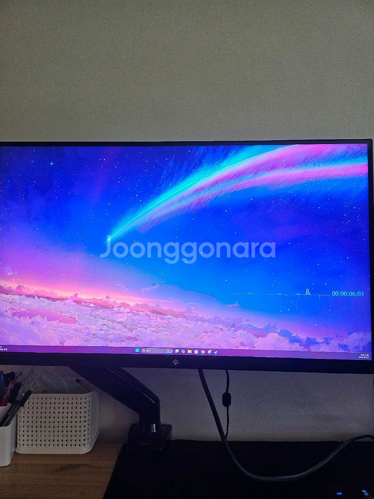 레안텍 QHD 165hz ips 27인치 모니터--0