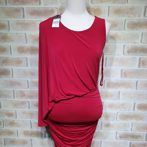 택부착 BCBG MAXAZRIA 정품 져지스판셔링원피스