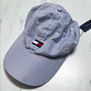새상품 타미힐피거 헤리티지 스트라이프 볼캡 모자