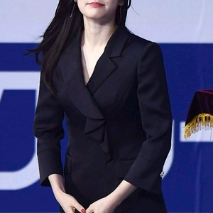 샤틴 에스블랑 김연아 블랙 원피스