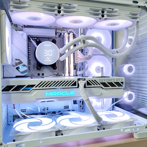최신 고사양 화이트 컴퓨터 9800x3d rtx5080