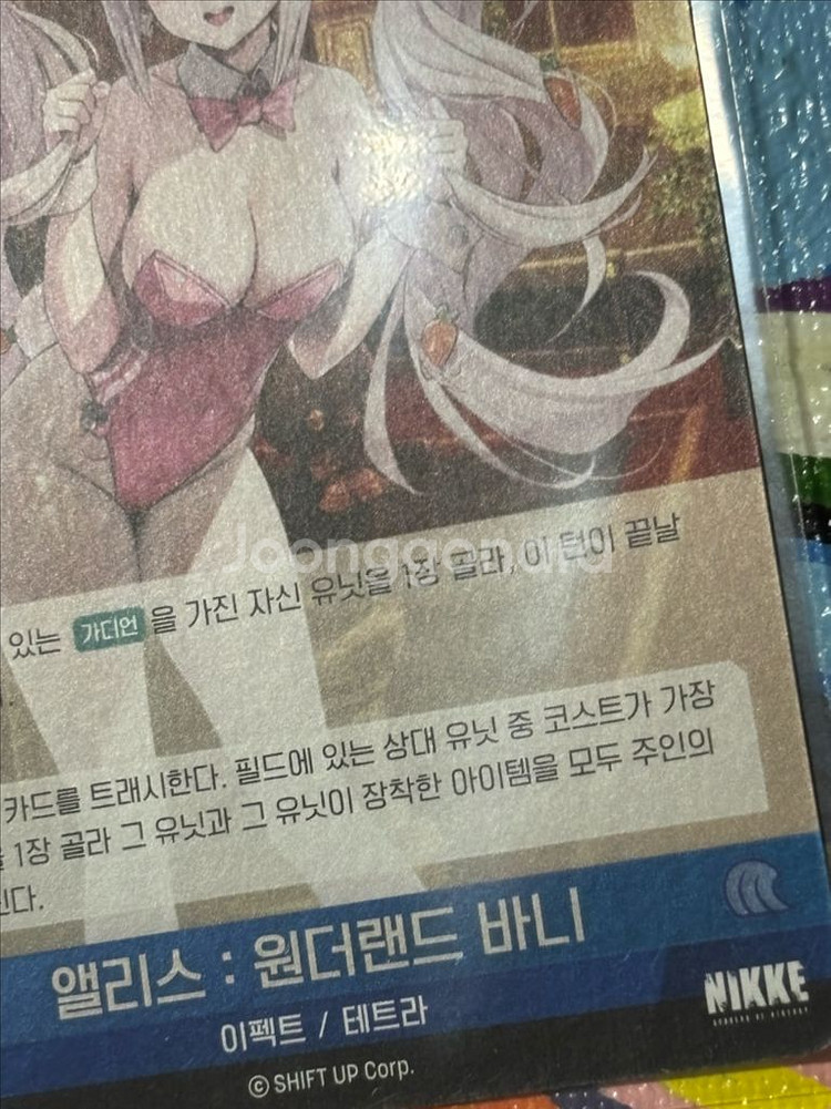 앨리스: 원더랜드 바니 이펙트 테트라 니케 카드 인테리--6