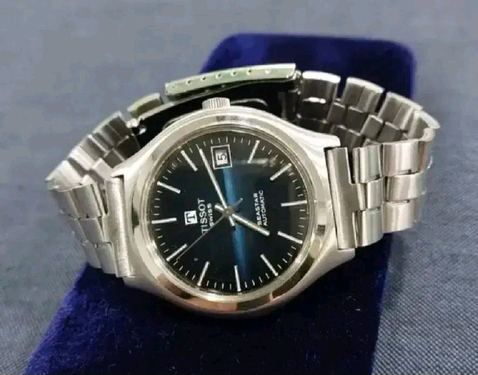 빈티지) 티쏘 씨스타 오토매틱 청판 이미지