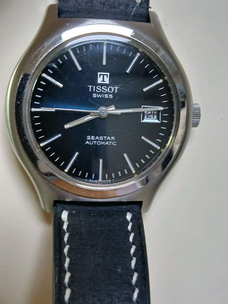 빈티지) 티쏘 씨스타 오토매틱 청판 이미지