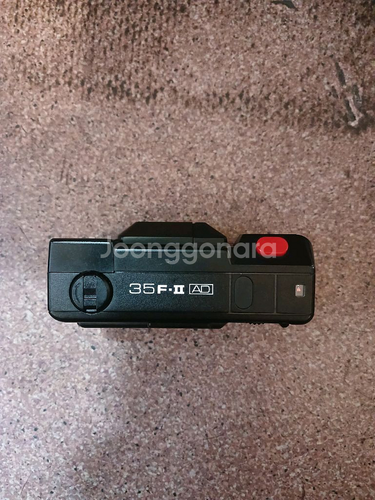 블랙 색상의 치논 35F2 AD 단랜즈필름 카메라--2