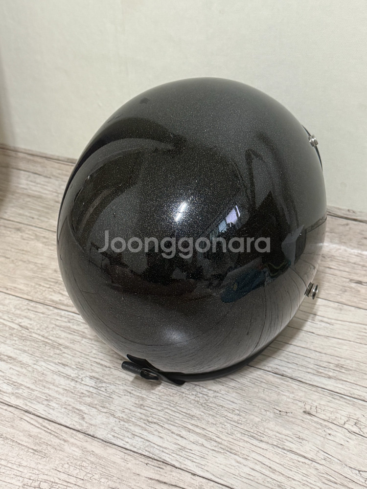BUCO 빈티지 블랙 헬멧 (L) + 쉴드 (토이스맥코--2