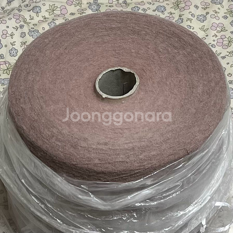 이탈리아 수입 버진울 콘사 니트컨테이너 애쉬핑크--0