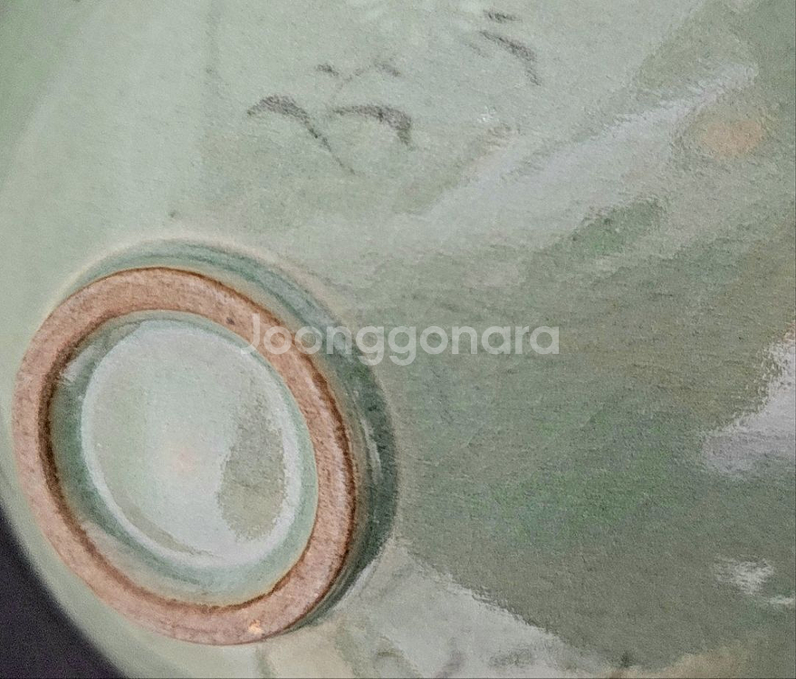 도암 지순탁 선생 작 청자박지화문다완--9