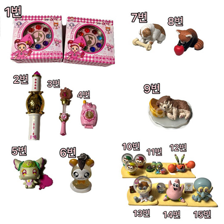꼬마마법사레미 / 스폰지밥 / 햄토리 /캡슐가챠--0