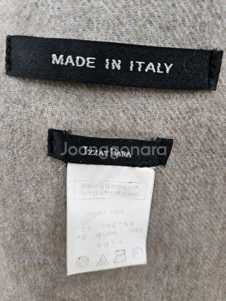 아이잗바바 캐시미어 100%머플러 made italy--3
