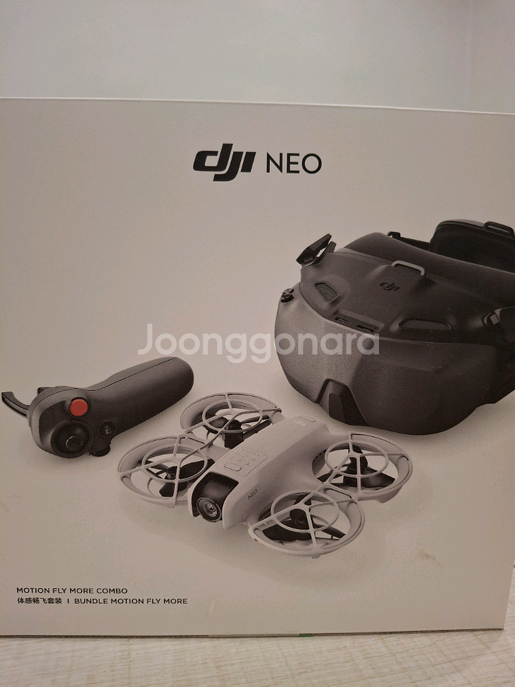DJI Neo 모션플라이모어 콤보 드론 풀세트 미개봉--2