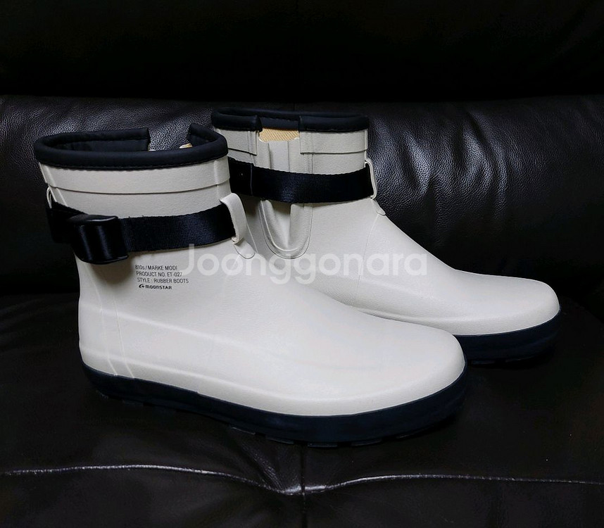 문스타 810s 마르케 모디 화이트 레인부츠(260mm--0