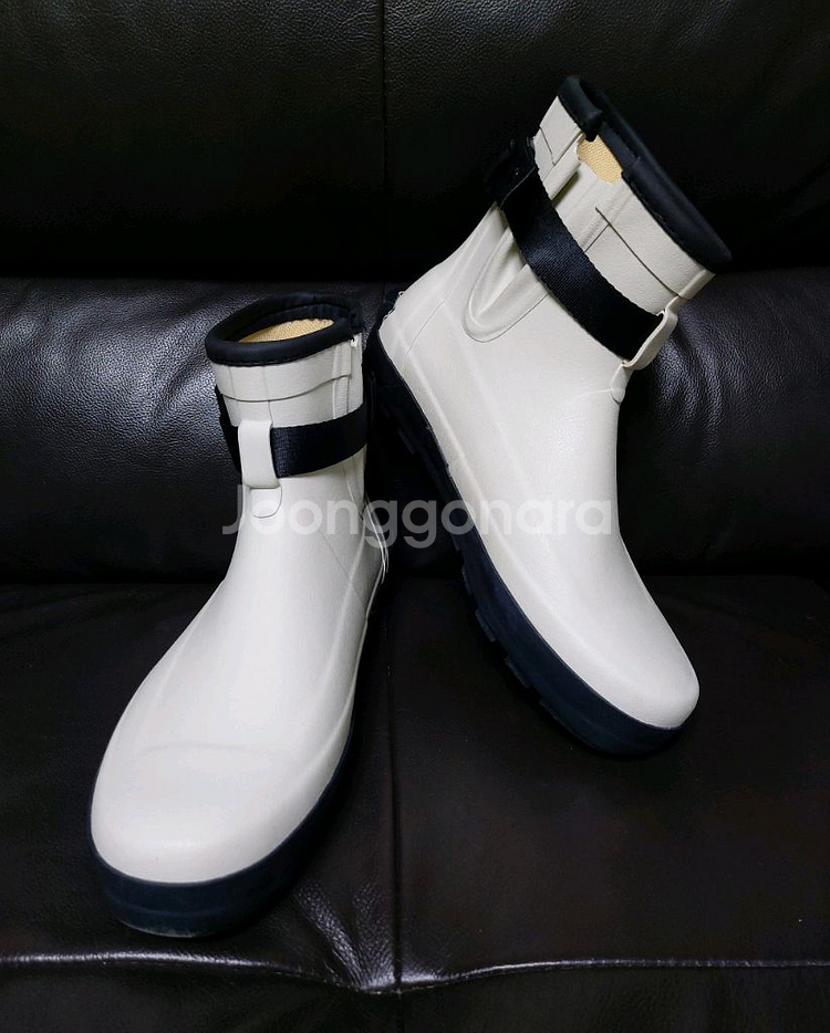 문스타 810s 마르케 모디 화이트 레인부츠(260mm--3