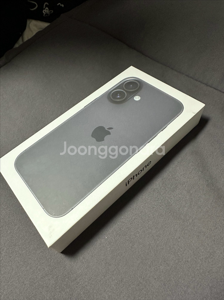 아이폰16 블랙 256GB 미개봉--0