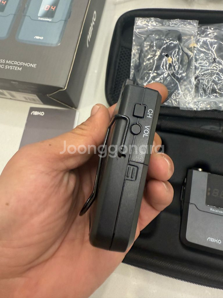 앱코 ABKO WMP1 무선 마이크 송수신 세트--4