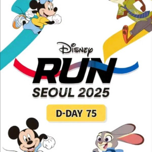 디즈니런 10km 여자 L 사이즈 양도합니다.