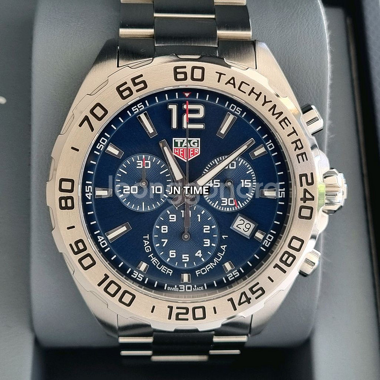 태그호이어 포뮬러1 크로노 쿼츠 청판 43mm--0