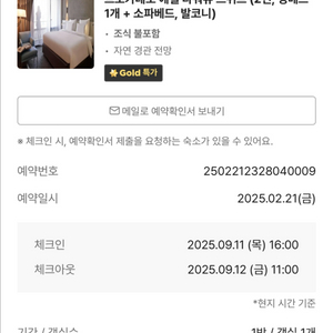 9.11일 풀만 파리 호텔 에펠탑뷰 양도 원가 160