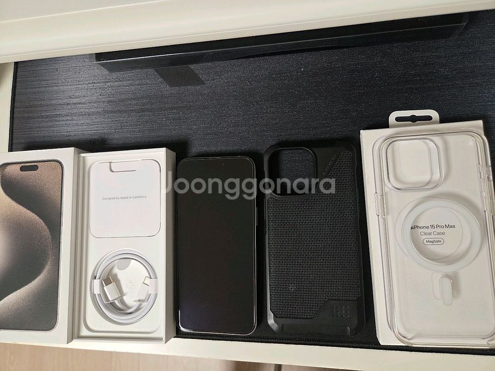 아이폰 15 프로맥스 내추럴티타늄 1테라 모델 판매--9