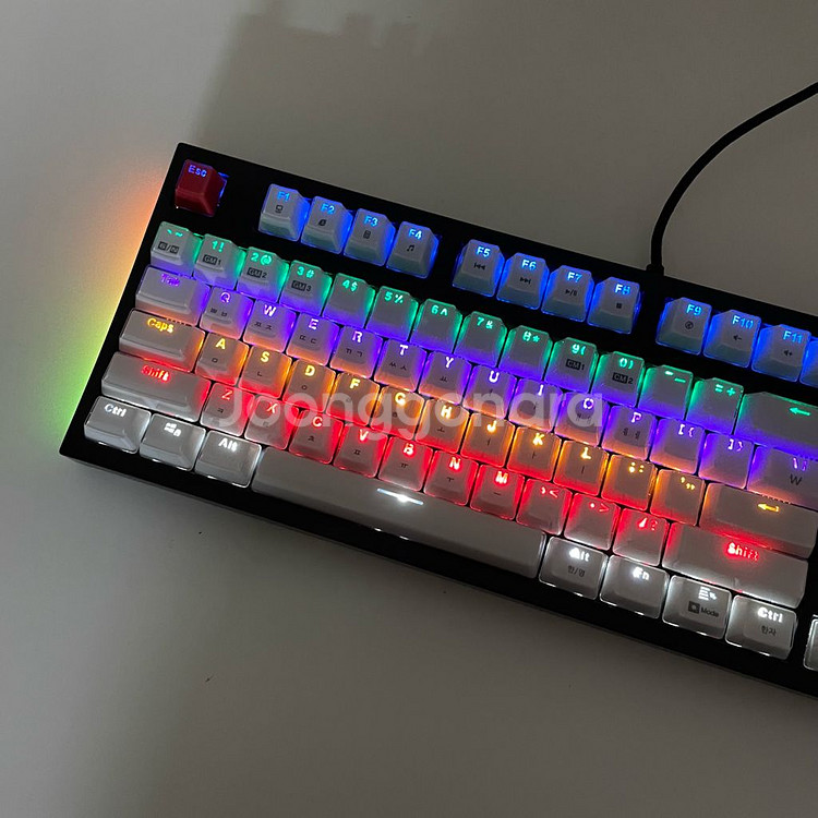 앱코해커 K9100ARC 키보드 마우스 헤드셋 스피커--4