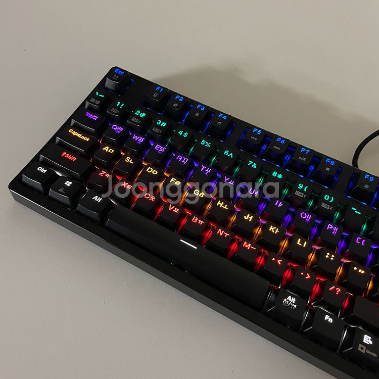앱코해커 K660S 레인보우 키보드 마우스 헤드셋 스피--2