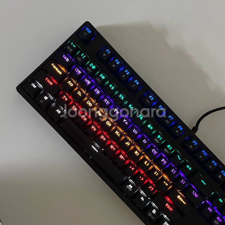 앱코해커 K660S 레인보우 키보드 마우스 헤드셋 스피--1