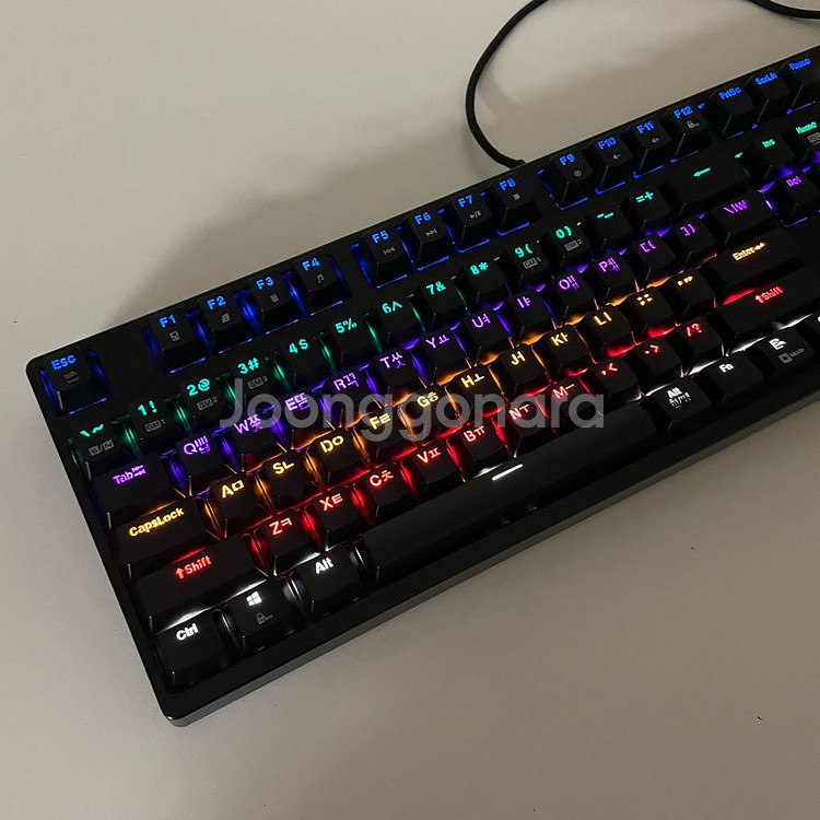 앱코해커 K660S 레인보우 키보드 마우스 헤드셋 스피--6